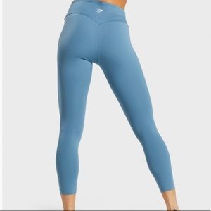 SOLD TRAINING 7/8 LEGGINGS-BLUE STONE